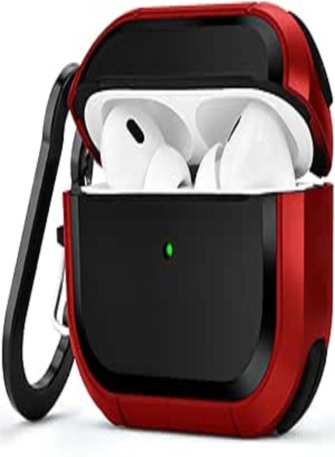 VISOOM Shockproof Cover for Airpod Pro (Red/Black)